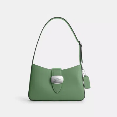 Shop Coach Eliza Shoulder Bag In Green