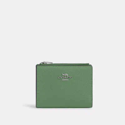 Shop Coach Bifold Wallet In Green