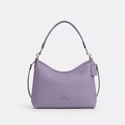 Shop Coach Laurel Shoulder Bag In Purple