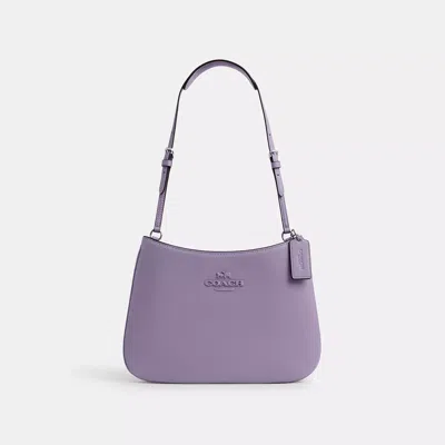 Shop Coach Penelope Shoulder Bag In Purple