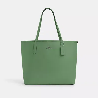 Shop Coach City Tote Bag In Green