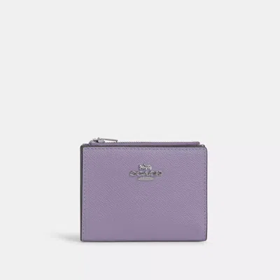 Shop Coach Bifold Wallet In Purple