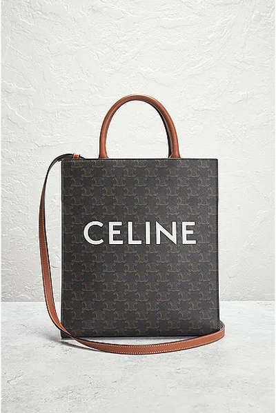Shop Celine 2 Way Tote Bag In Brown