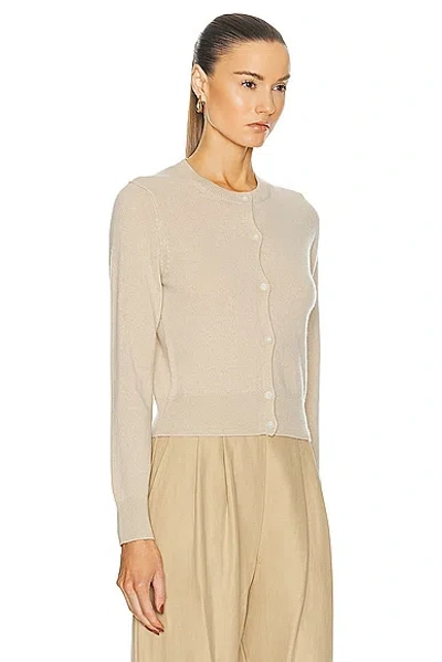 Shop Nili Lotan March Cardigan In Taupe