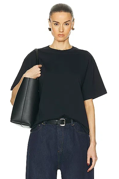 Shop Wao The Relaxed Tee In Black