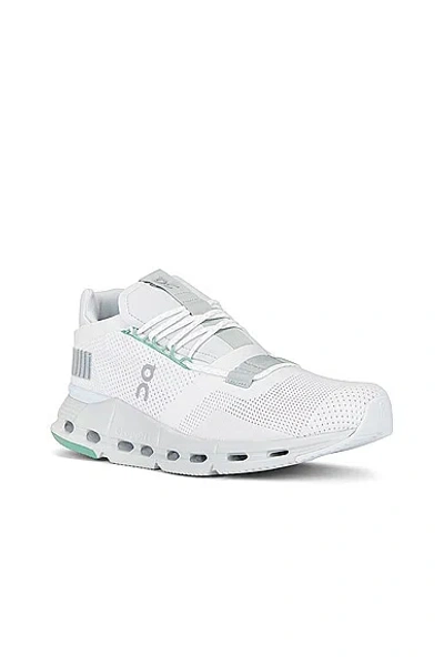 Shop On Cloudnova Sneaker In Undyed White & Glacier