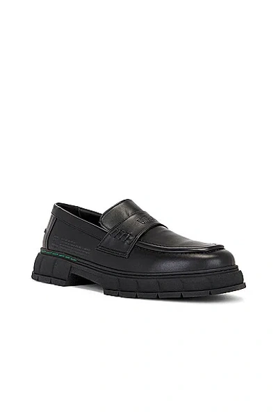 Viron Progres Loafer In Black Apple