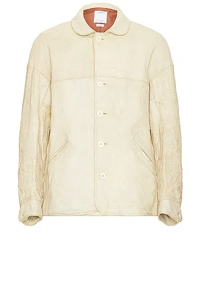 Shop Visvim Eton It Jacket In Ivory