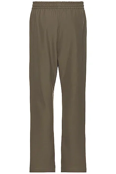 Shop Fear Of God Wool Crepe Forum Pant In Wood