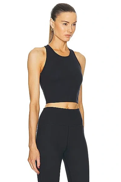 Shop Beyond Yoga Power Beyond Strive Cropped Tank Top In Black