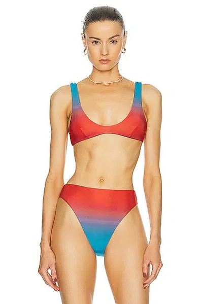 Shop Haight Juliana Bikini Top In Ombre Pattern