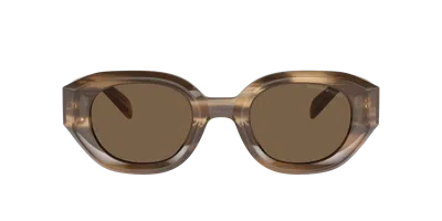 Emporio Armani Man Sunglasses Ea4230u In Dark Brown