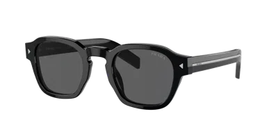 Prada Round Sunglasses, Pr A16s In Dark Grey