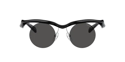 Prada Woman Sunglasses Pr A24s In Dark Grey
