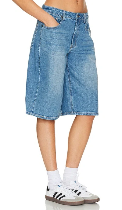 Shop Afrm Derby Short In South Pacific Wash