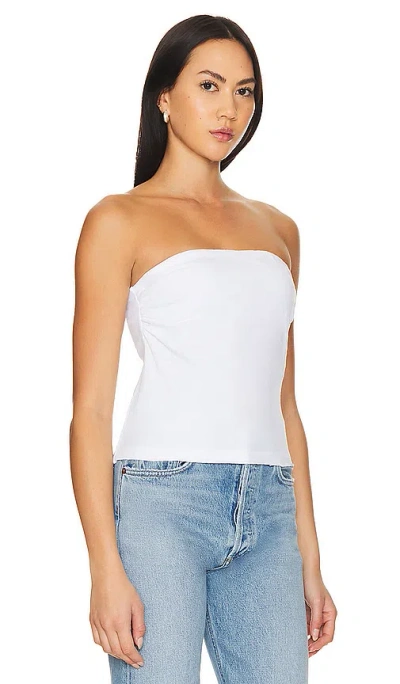 James Perse Twisted Tube Top In 白色