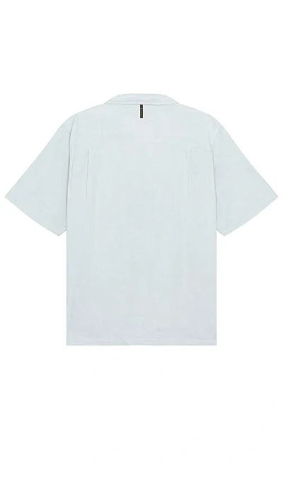 Shop Rag & Bone Avery Gauze Shirt In 灰蓝