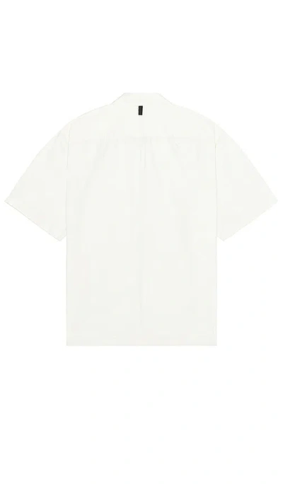 Shop Rag & Bone Noah Short Sleeve Shirt In 沼泽绿