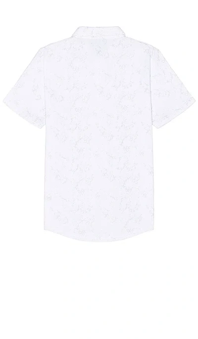Shop Travismathew Warmer Tides Scoop Polo Shirt In 白色