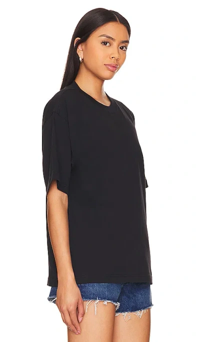 Wao The Relaxed Tee In 黑色