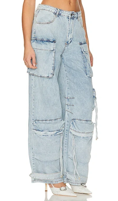 Steve Madden Duo Cargo Pant In 淡蓝色