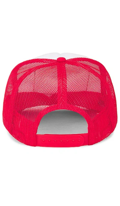 Friday Feelin Locals Only Hat In Red Split