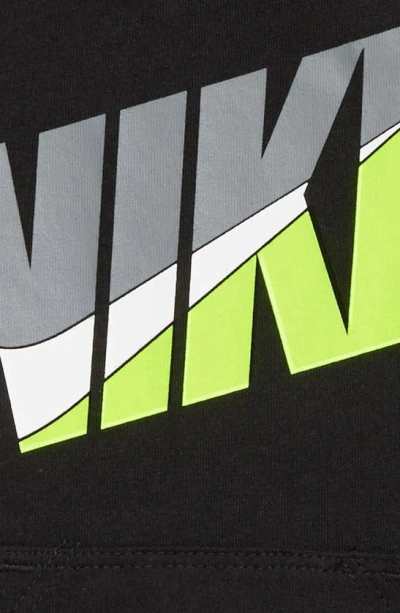 Shop Nike Logo Graphic Romper In Black