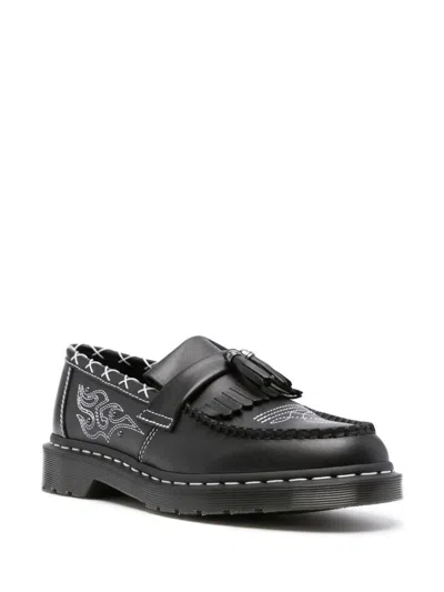 Shop Dr. Martens' Dr. Martens Adrian Gothic Americana Leather Loafes In Black