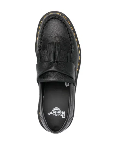 Shop Dr. Martens' Dr. Martens Adrian Leather Loafes In Black