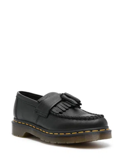 Shop Dr. Martens' Dr. Martens Adrian Leather Loafes In Black