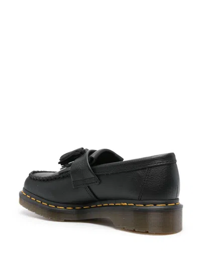 Shop Dr. Martens' Dr. Martens Adrian Leather Loafes In Black