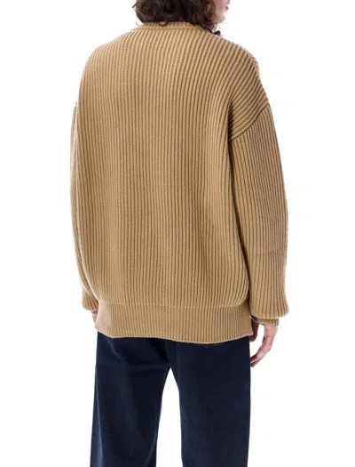 Shop Jil Sander Crewneck In Camel