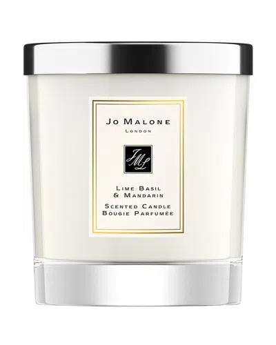 Shop Jo Malone London Jo Malone Lime Basil & Mandarin Scented Candle In White
