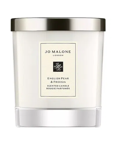 Shop Jo Malone London Jo Malone English Pear & Freesia Scented Candle In White
