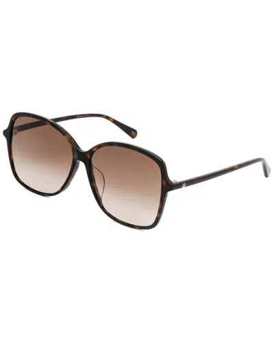 Shop Gucci Women's Gg0546sk 60mm Sunglasses In Brown