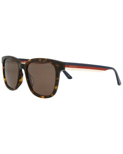 Shop Gucci Men's Gg0848sk 54mm Sunglasses In Brown