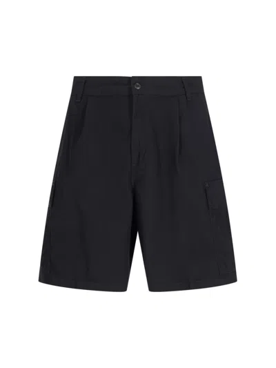 Shop Carhartt 'cole' Cargo Shorts In Black  