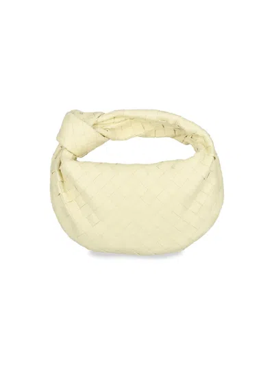Shop Bottega Veneta "jodie" Mini Handbag In Yellow