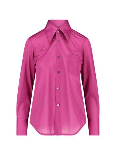 Shop Comme Des Garçons Classic Shirt In Purple
