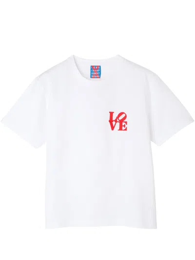 Shop Longchamp X Bob` T-shirt In White