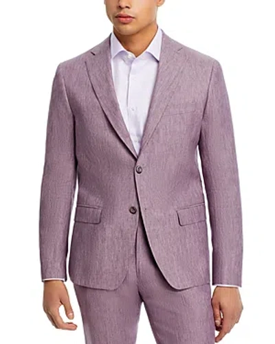 Shop Robert Graham Delave Linen Slim Fit Suit Jacket In Purple