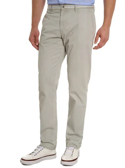 Robert Graham Bucklet Chino Pants In Stone