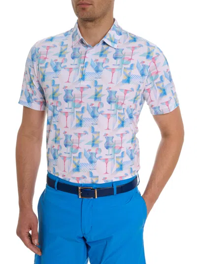 Shop Robert Graham Happiest Hour Polo In White