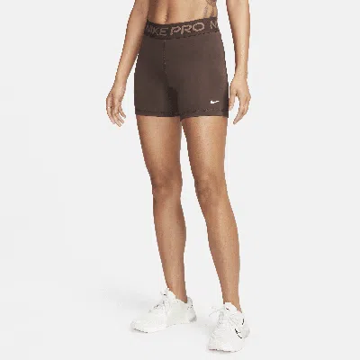 Shop Nike Women's  Pro 365 5" Shorts In Brown