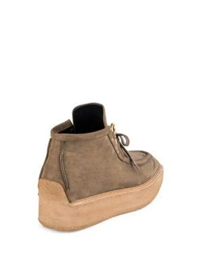 Shop Stella Mccartney Lace-up Booties In Cigar