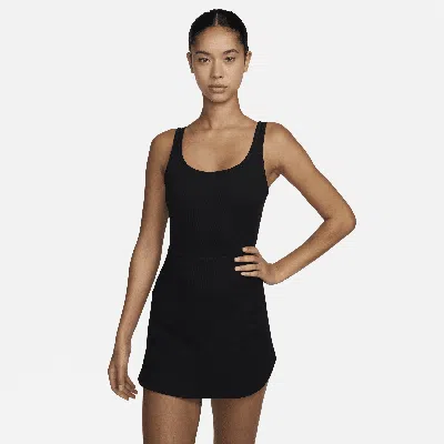 Shop Nike Women's One Dri-fit Dress In Black