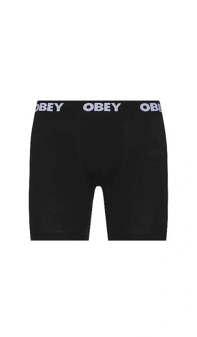 Shop Obey Established Works 2 Pack Boxer Briefs In Black