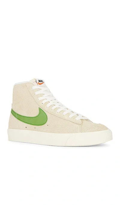 Shop Nike Blazer Mid '77 Vintage Sneaker In Muslin  Chlorophyll  Coconut Milk  & Sai