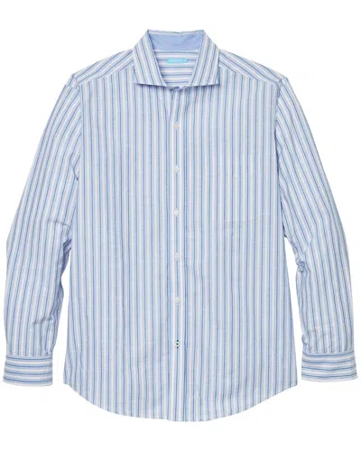 Shop J.mclaughlin Stripe Drummon Shirt