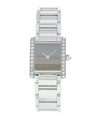Shop Cartier Women's Tank Francaise Diamond Watch, Circa 2008 (authentic )